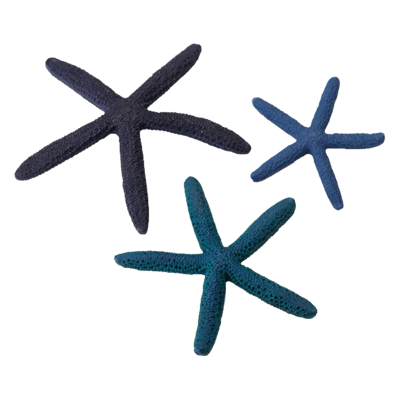 biOrb hvězdice - modré 12, 10 a 8 cm