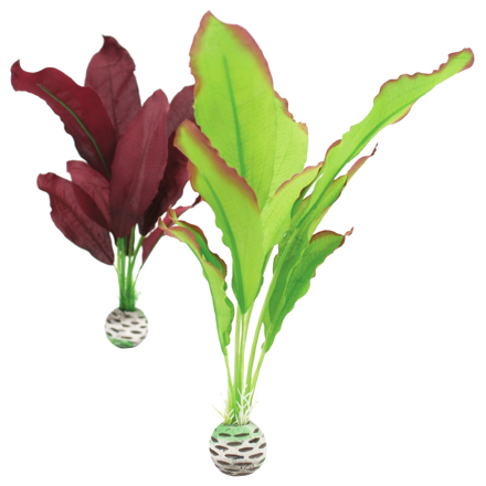 biOrb Silk Plant set zelená a fialová 29 cm