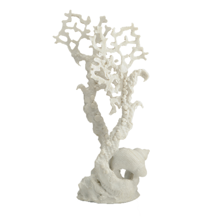 biOrb Fan Coral Ornament bílý 26 cm